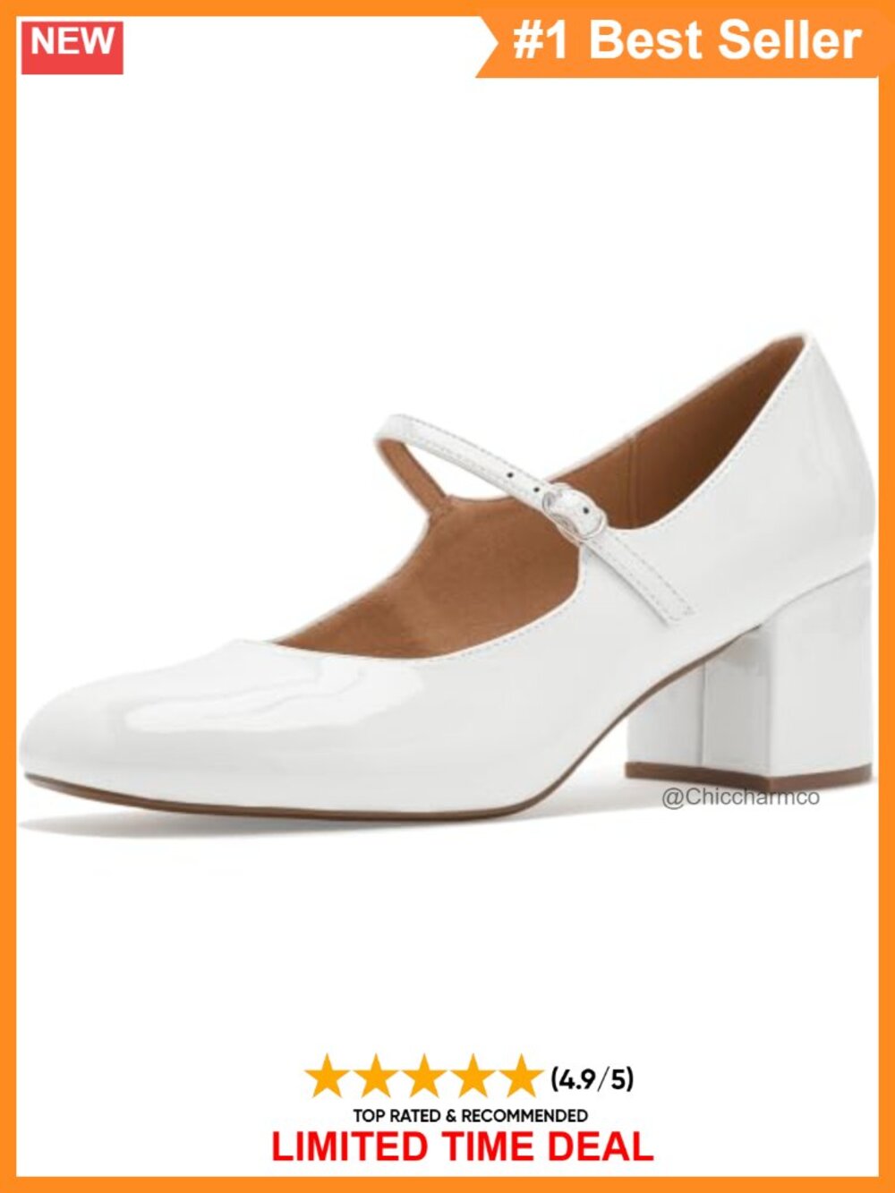 Journee Collection Okessa Faux Leather Block Heel Pumps